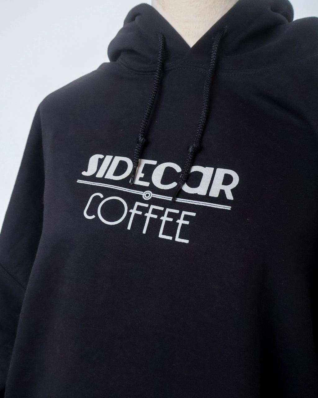 Sidecar Black Hoodie logo detail