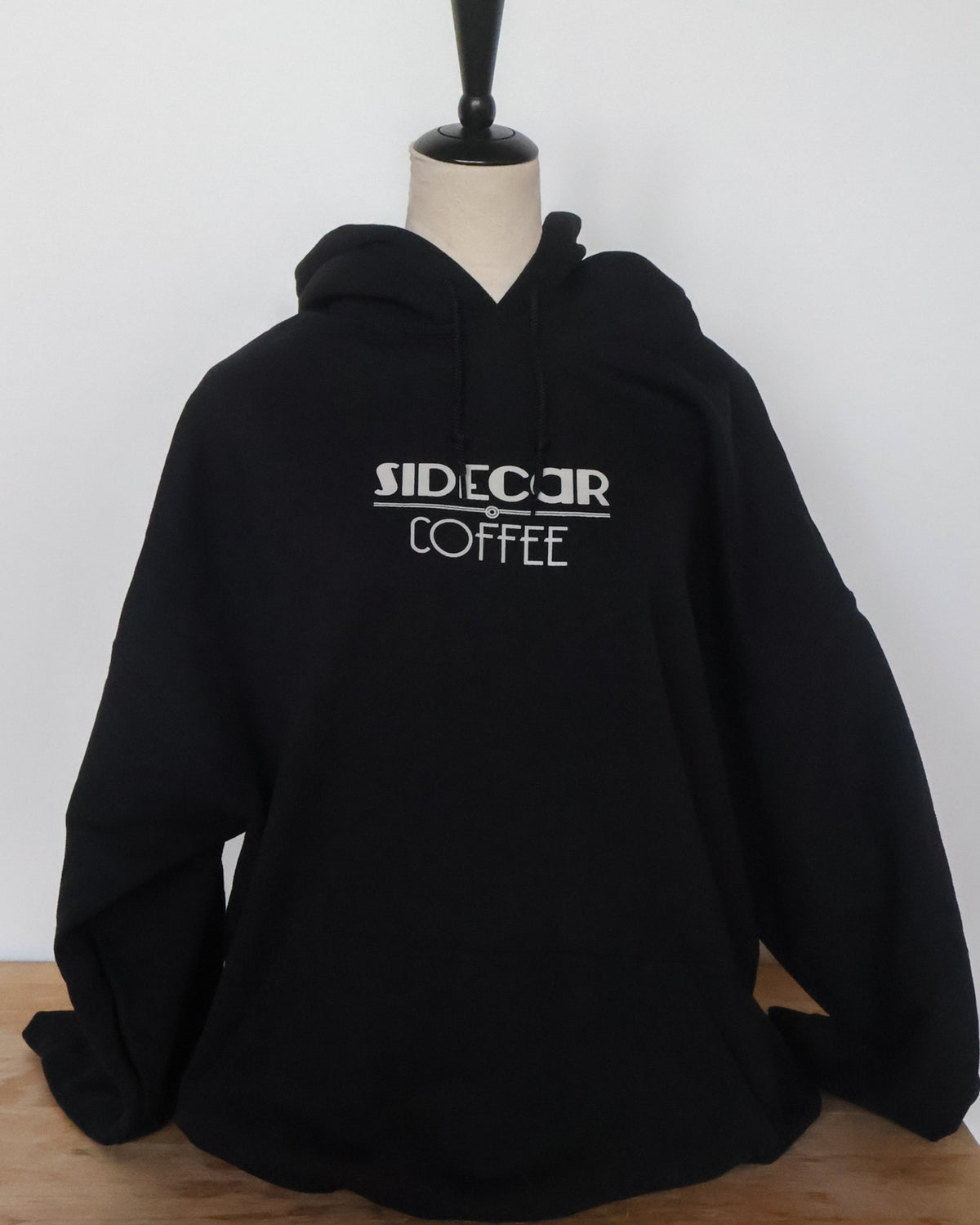 Sidecar Black Hoodie front