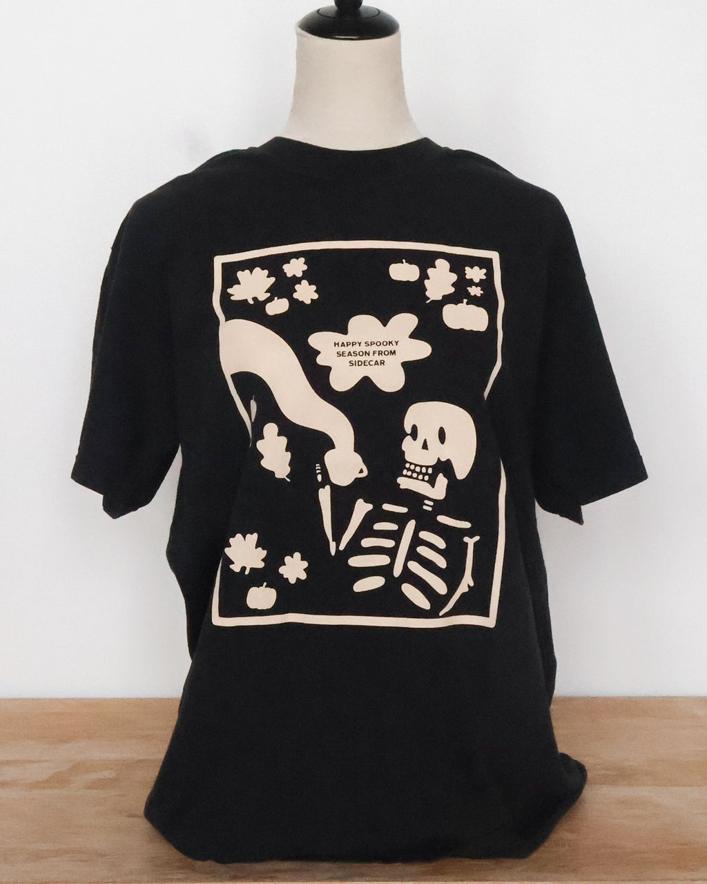 Sidecar Black Spooky Season Tee front
