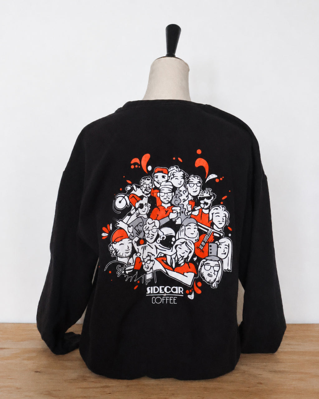 Sidecar Black Sweatshirt back