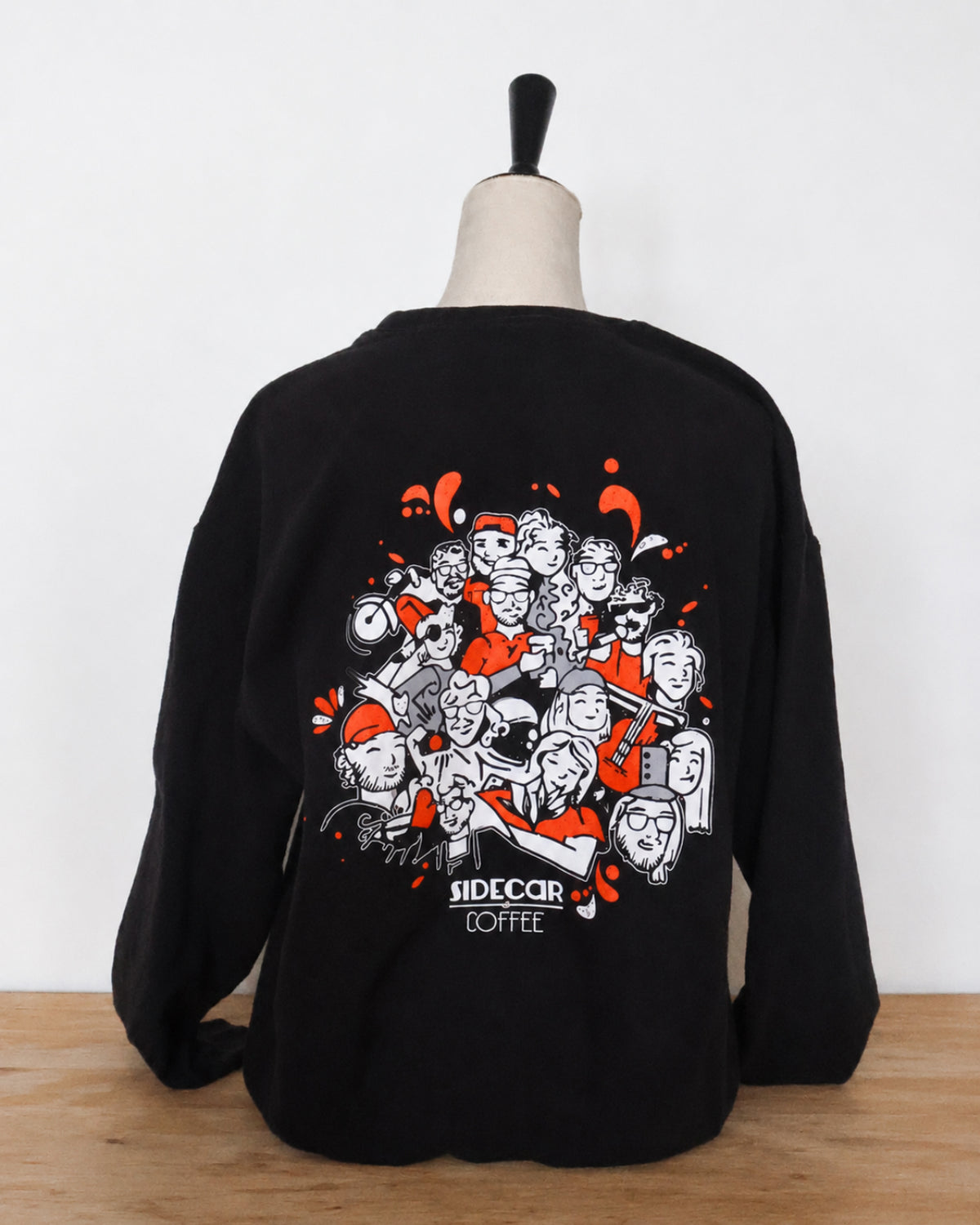 Sidecar Black Sweatshirt back