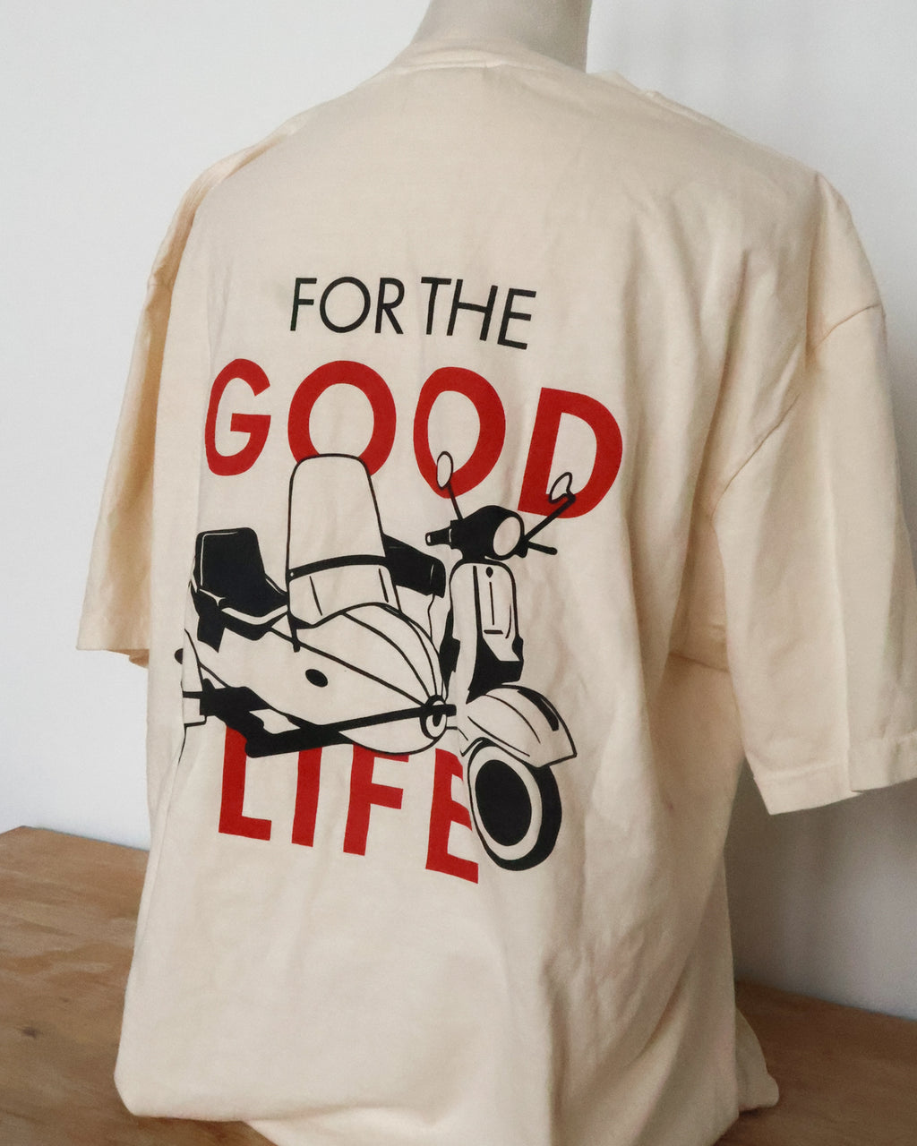 Sidecar Cream Tee back